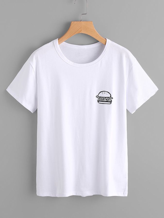 hamburger t-shirt