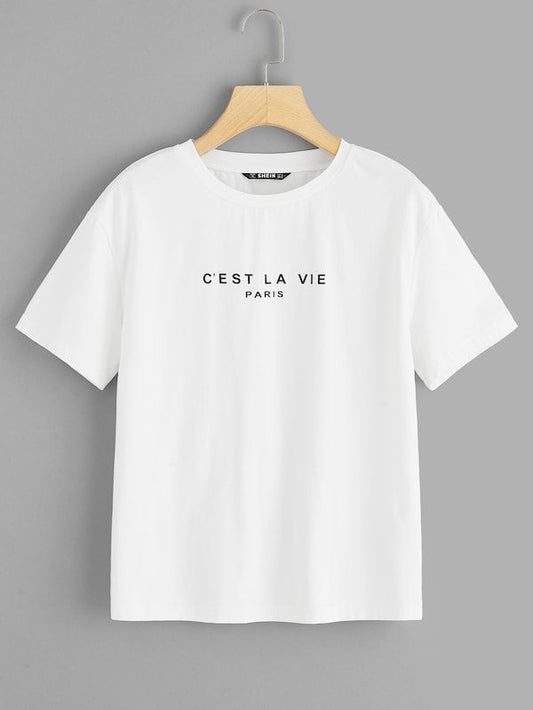 c'est la vie t-shirt